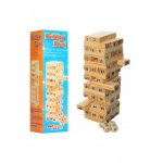 Дерев'яна іграшка міні вежа, кубики 4 шт., кор., 5,5-20-5,5 см.