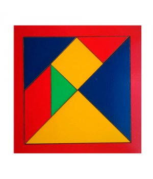 Мозаїка "Танграм", 4 кольори, 16*16мм