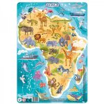 Пазл у рамці "Материки. Африка" , 53 дет
